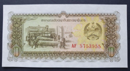 Billete De Banco De LAOS - 10 Kip, 1979  Sin Cursar - Laos