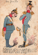 Militaria - Cpa Illustrateur AMY - Aout 1914 - En Famille - Le Kromprintz - Ww1 - Guerre 1914-18