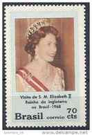 1968 BRESIL 874** Visite Reine  Elisabeth II - Unused Stamps