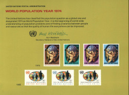 UN NEW York  Presentation Card ( PC 2 ) 1974 - Otros & Sin Clasificación