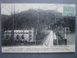 CPA 50 Manche DUCEY Prés Avranches - La Passerelle Et L'Usine Du Barrage Société Des Forces Motrice De La Sélune 1921 - Ducey