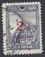 TURCHIA 1929 - Yvert 742° - Soprastampato | - Used Stamps