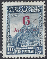 TURCHIA 1929 - Yvert 743° - Soprastampato | - Gebruikt