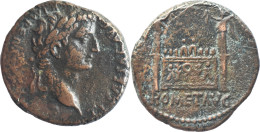 ROME - As - TIBERE - 11-13 AD - Autel De Lyon - ROM ET AVG - 10.29 G. 29 Mm - 14-229 - The Julio-Claudians (27 BC Tot 69 AD)