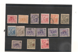 GUYANE ANNEES 1915/22 LOT DE TIMBRES OBLITÉRÉS ET * - Used Stamps