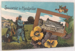 CPA MONTPELLIER 34 Souvenir (Militiaria) - Montpellier