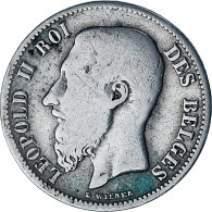 Monnaie, Belgique, Leopold II, 50 Centimes, 1898, TB, Argent, KM:26 - 50 Cents