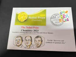 5-10-2023 (3 U 22) Nobel Chemistry Prize Awarded In 2023 - 1 Cover - OZ Stamp (postmarked 4-10-2022) - Prix Nobel