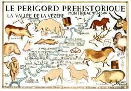 Le Perigord Prehistorique La Vallée De La Vezere Montignac Lascaux    CPM Ou CPSM - Montignac-sur-Vézère