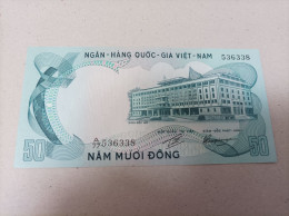 Billete De Vietnam De 50 Dong Serie A, UNC - Viêt-Nam
