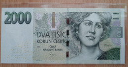 2000 KORUN CZECH REPUBLIC 2007 , UNC , SERIAL  " Z " - Tsjechië