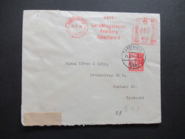 Dänemark 1940 OKW Zensur Geprüft Freistempel Landbrugsraadet Axelborg Kobenhavn + Marke Nach Hamburg - Lettres & Documents