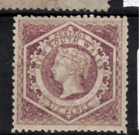 NSW 1860 6d Reddish Purple SG 163 LHM #CEP05 - Ongebruikt