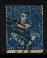 VICTORIA 1850 3d Bright Blue QV SG 29 U #CEG0 - Used Stamps