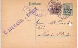 Briefkaart Carte Postale Postkarte Duitse Bezetting - Thuin à Fontaine L'Eveque - 1916 - Occupation Allemande