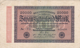 Allemagne - Billet De 20000 Mark - 20 Février 1923 - P85e - 20000 Mark