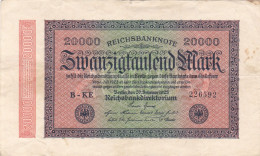 Allemagne - Billet De 20000 Mark - 20 Février 1923 - P85a - 20.000 Mark