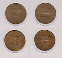 Pays Bas, 5 Gulden, 5G, 1988 + 1989, KM# 210, Beatrix, Nederland, - 1980-2001 : Beatrix