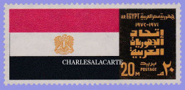 A.R. EGYPT 1972  CONFEDERATION FLAG  S.G. 1180  U.M. - Neufs