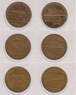 Pays Bas, 5 Gulden, 5G, 1988 + 1989 + 1990, KM# 210, Beatrix, Nederland, - 1980-2001 : Beatrix