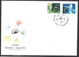 POLOGNE. N°3430-1 De 1997 Sur Enveloppe 1er Jour. Contes & Légendes. - 1997