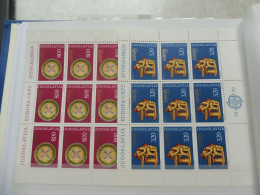 Europa Feuille Blad Sheet  1524/1525 Mnh Neuf ** Année 1976 Yugoslavia Yougoslavie Jugoslavija - 1976