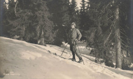 Sports D'hiver , Ski * Carte Photo Eneret Mittet & Co * Skieur Skieuse - Sports D'hiver