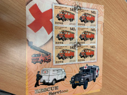 Korea Stamp 2006 Used Or CTO Fire Engine Ambulances - Autres (Terre)