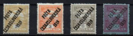 Checoslovaquia Nº 66/69 - Unused Stamps