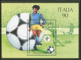 LAOS 1990 - BF 107 ; Block 130 ; A240 MNH Football - Laos