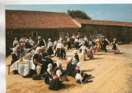 LA CHATAIGNERAIE "LES MIGAILLERES" SPECTACLE DE DANSES ET CHANTS TRADITIONNELS DE GATINE ET DU BOCAGE CPSM 10X15 TBE - La Chataigneraie