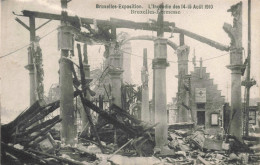 BELGIQUE - Bruxelles - L'incendie Des 14-15 Août 1910 - Carte Postale Ancienne - Mostre Universali