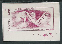 Poland SOLIDARITY (S015): December 13 1981 (cut) - Solidarnosc Vignetten