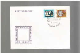 Ddr Germania Est  1967 Fdc Leipziger Herbstmesse - 1950-1970