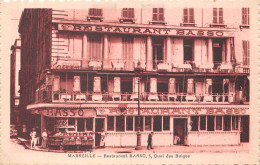 13-MARSEILLE- RESTAURANT BASSO 5 QUAI DES BELGES - Zonder Classificatie