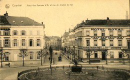 Belgique - Flandre Occidentale - Kortrijk - Courtrai - Place Des Eperons D'Or Et Rue Du Chemin De Fer - Kortrijk