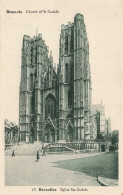 BELGIQUE - Bruxelles - Eglise Ste Gudule - Carte Postale Ancienne - Mostre Universali