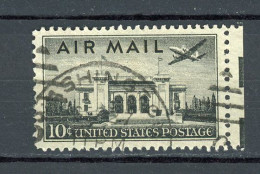 USA : -  TIMBRE DE POSTE AERIENNE - N° Yvert 36 Obli. - 2a. 1941-1960 Usados