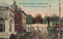 BELGIQUE - Bruxelles - Vue D'ensemble Pavillon Anvers Et Maison Rubens - Colorisé - Carte Postale Ancienne - Exposiciones Universales