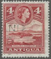 Antigua. 1963-65 QEII. 4c Used. Mult Block CA W/M SG 153 - 1858-1960 Colonia Británica