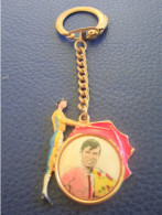 Porte-Clé Souvenir Ancien /Corrida/ Espagne/EL CORDOBES /Bronze Doré Avec Médaillon /Vers 1960-1970     POC684 - Porte-clefs