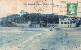 FRANCE - Les Sablettes - Plage Et Château De Mar-vive - Carte Postale Ancienne - La Seyne-sur-Mer