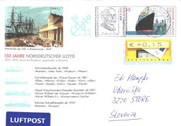 Germany:Special Cancellation Der Jenaer Glasdoctor, 150 Years Norddeutscher Lloyd, Ship Bremen, 2007 - Enveloppes - Oblitérées