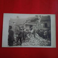 CARTE PHOTO CLERMONTJUILLET 1918 BOMBARDEMENT - Clermont