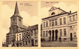 BELGIQUE - Jumet  - Eglise Du Chef-Lieu - Hôtel De Ville - Carte Postale Ancienne - Charleroi