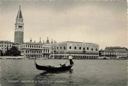ITALIE - Venezia - Bacino Di S Marco Con Gondola - Carte Postale Ancienne - Venezia (Venice)