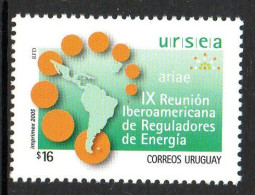 Uruguay 2205 Gestion Des énergies , Pays D'amérique Latine , Carte - Altri & Non Classificati