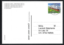 SUISSE 2012: CP Ill. De Netstahl (GL) Pour Näfels (GL) - Cartas & Documentos