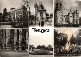 FRANCE - Bourges - Abside De La Cathédrale - Entrée Du Palais Jacques Cœur - Carte Postale Ancienne - Bourges
