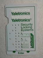 T-586 - GERMANY, Yaletronics Hotel Key Card Germany - Autres & Non Classés